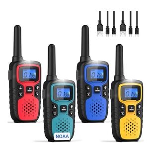 Special Occasion Walkie Talkies. Long Range. Lamp, Siren, Weather Alert